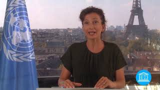 Audrey Azoulay, Director-General UNESCO Video Message