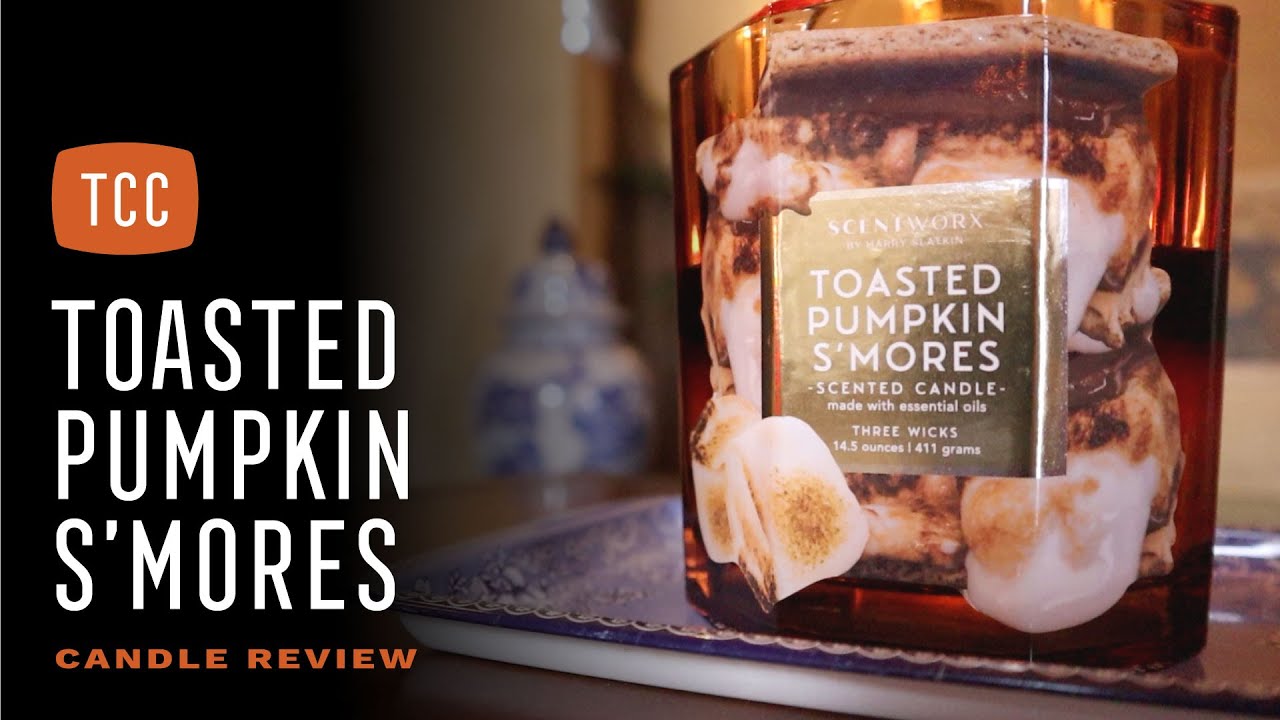 Toasted Pumpkin S'mores Candle Review ScentWorx by Harry Slatkin