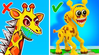 Cardboard vs DIY Zoochosis! 😱✨ Sprunki Edition!