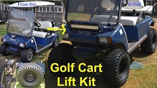 Golf Cart Lift Kit Install