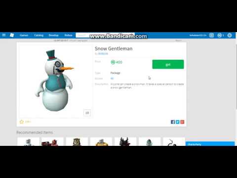 How To Get Snow Gentleman For Free In Roblox 2019 Youtube - snowman gentleman roblox