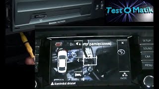 Checking the possibility of connecting rear view camera  Octavia III (Mk3, 5E)