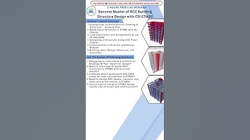 Live Webinar on “Become Master of RCC Building Structure Design with CSI ETABS By by SSC.