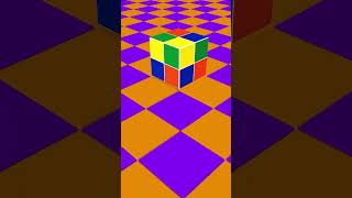 Infinite Rubik's Cube Transformation #animation #satisfying