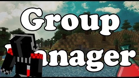 Minecraft! Group Manager Tutorial! SET RANKS AND MORE!