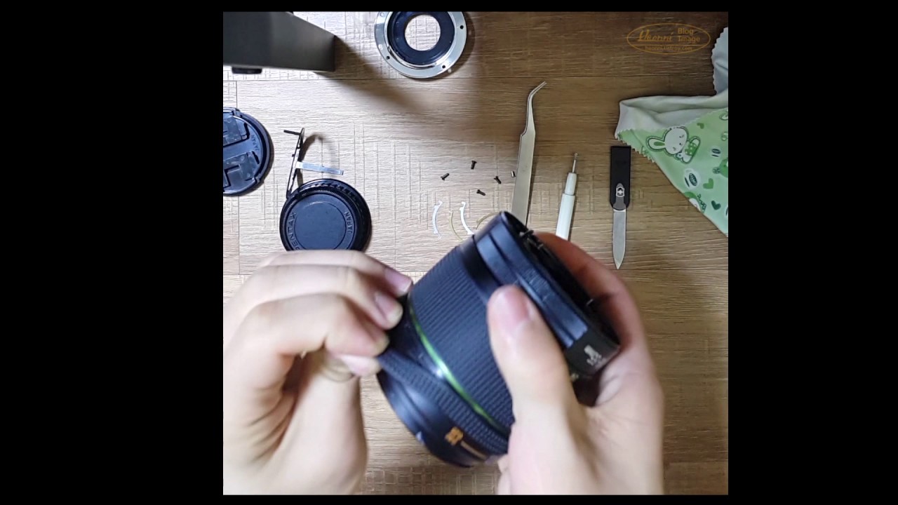 Pentax DA 18-55mm AL WR Disassembly / 펜탁스 18-55mm 물번들 분해
