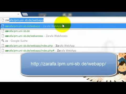 Aufrufen der Webapp von Zarafa