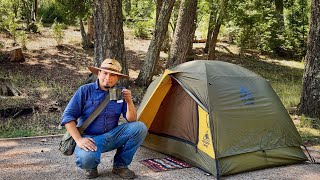 Relaxing Solo Camping: Delicious Grilled Porkchops