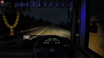 Jivdani Night Journey | Realistic Driving | Prakash BV Maxima Sleeper Bus | Euro Truck simulator 2