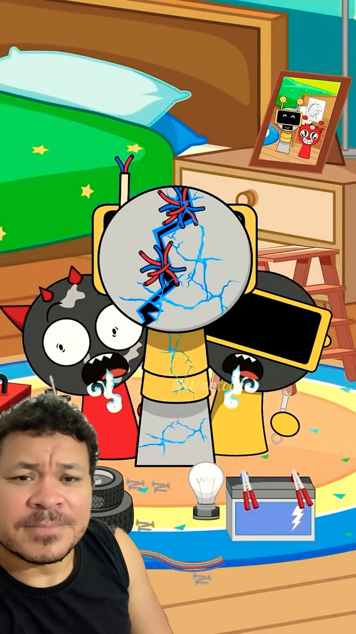 RADDY E O GARNOLD CONSEGUIRAM CONSERTAR O FUN BOT? #mayumigames #sprunki #shortsvideo #youtubeshorts