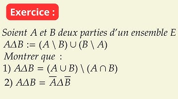 Différence symétrique de deux ensembles | Prépa (CPGE) MPSI MP2I PCSI PTSI L1 L2