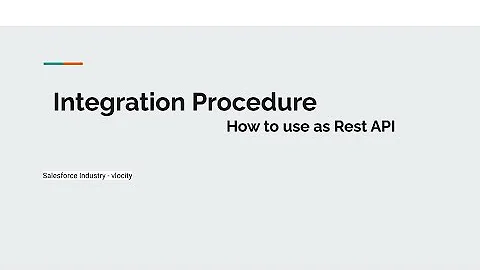 How to Make Omnistudio Integration Procedure as Rest API | GET Method #salesforce #omnistudio