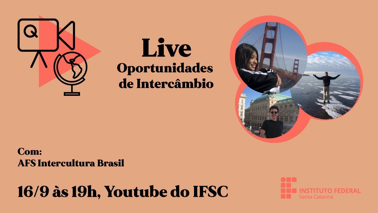 Live Oportunidades de intercâmbio - AFS Intercultura Brasil - YouTube