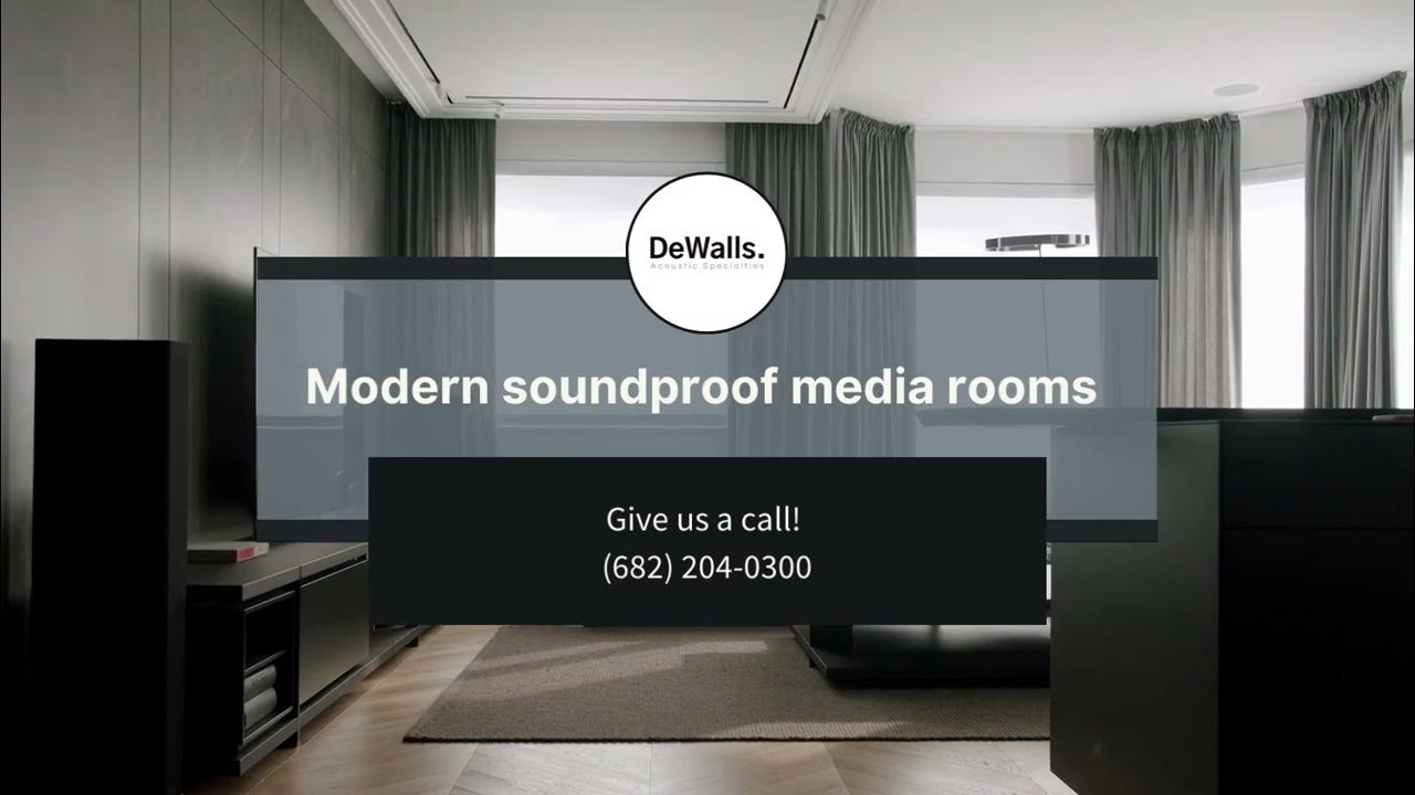 Modern soundproof media rooms YouTube