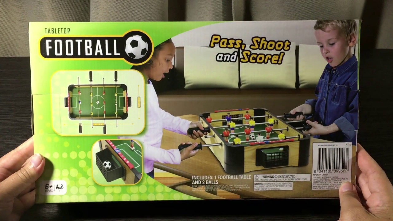 "FUN NOVELTY SIZE!" Kmart Tabletop Football Table Set NZ Toy Reviews
