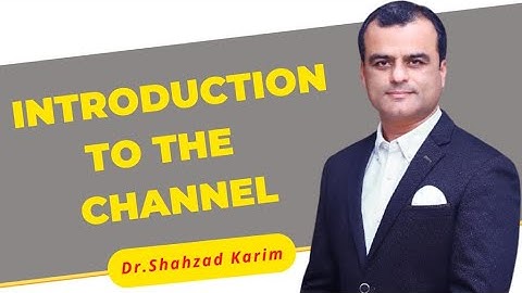 Introduction to the channel 