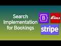 Search Implementation for Bookings