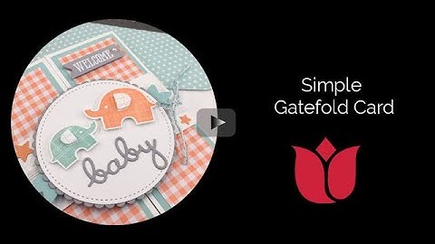 How to Create a Simple Gatefold Card
