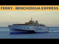 Arrival  departure of ferry benchijigua express in los cristianos fred olsen