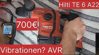 Hilti TE 6 A22 Akku Bohrhammer Test und Vergleich mit Einhell, Parkside und Bosch