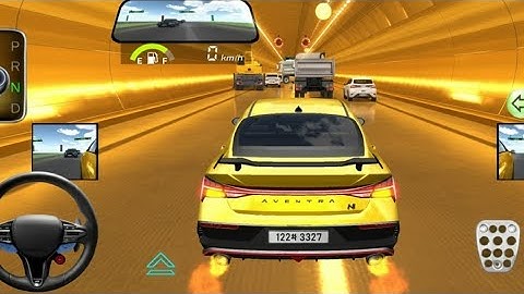 New Hyundai Elantra Stuck In Scary Tunnel 3d Driving Class android Gameplay video #gameplay #cargame