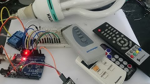 Turn ON-OFF electric appliances using any IR remote control (with code)