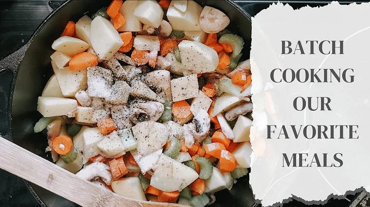 Batch Cooking Freezer Meals | Filling Our Freezer with Dinner Favorites