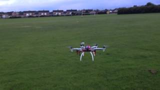 dji F550 first flight Cintinued