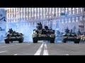 Военный парад в центре Киева по случаю 27-й годовщины Независимости Украины