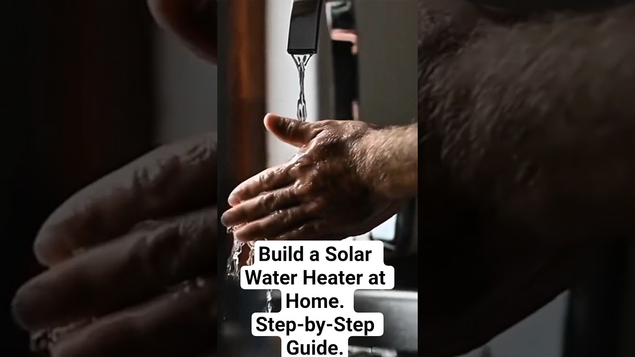Build a Solar Water Heater at Home | Easy DIY Step-by-Step Guide ☀️💧 Full Video Link in Description