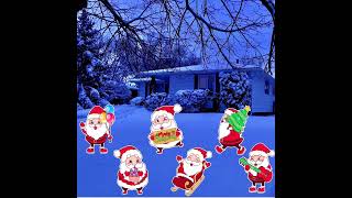 Christmas Yard decorations - Lovely Santas