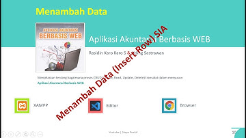 Aplikasi Akuntansi Berbasis WEB dengan CodeIgniter 4#06 Menambah Data SIA