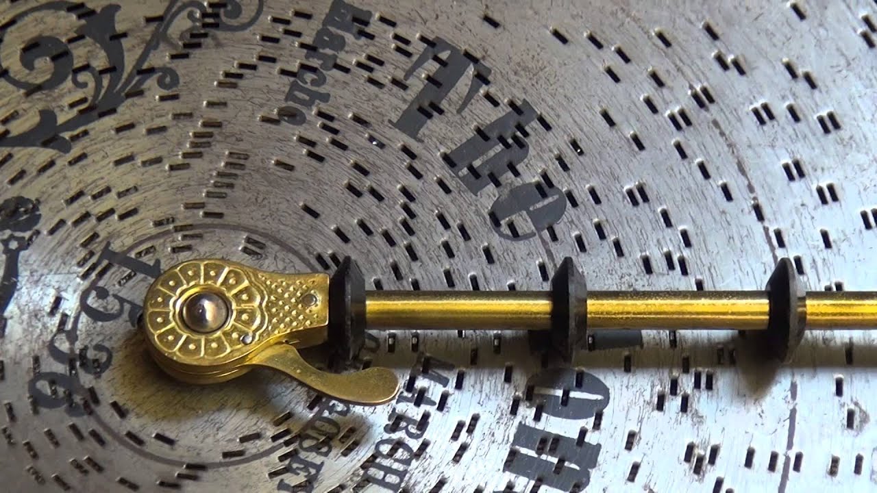 Polyphon 15 1/2": Antique disc music box