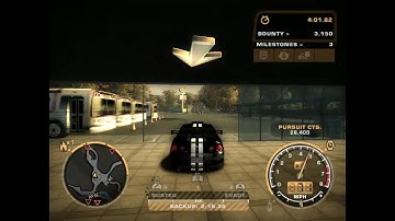 NFS Most Wanted cops chase,cobalt ss.