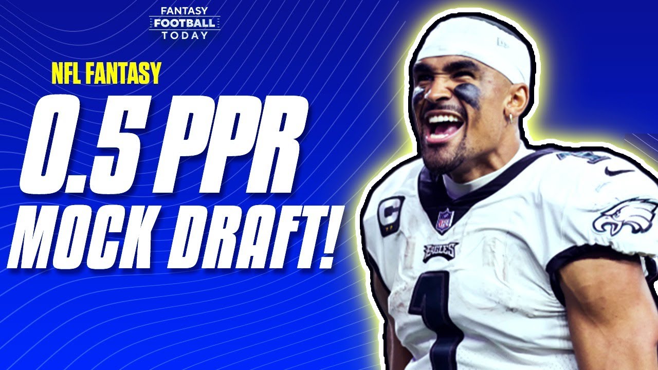 LIVE 0.5 PPR Mock Draft! Strategies, Grades & Instant Analysis!