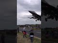 Turkey F16 Pilot flying low England Show..