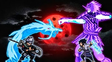 Kakashi Sword (New) VS Sasuke Indra (OmHy) in Jump Force Mugen