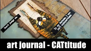 art journal  CATtitude | NEW speckled egg color