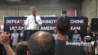 Presidential candidate Sen. Rand Paul Talks In Chicago Part 3 by BreakingVoices.com 27 views 8 years ago 1 minute, 43 seconds