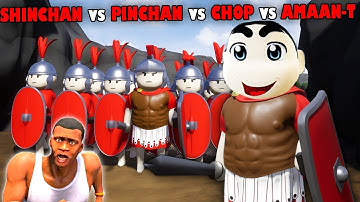 SHINCHAN vs PINCHAN vs CHOP vs AMAAN-T Biggest Battle in SHIELDWALL