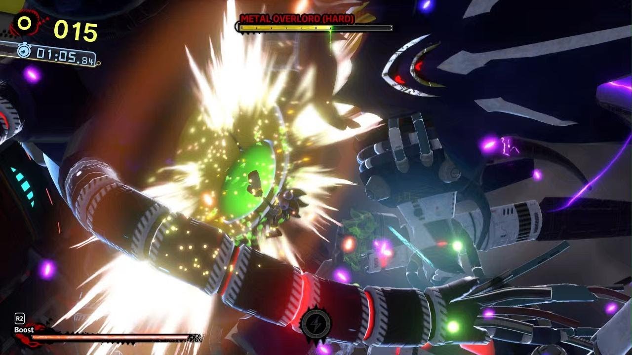 SONIC X SHADOW GENERATIONS Metal Overlord Hard Mode S Rank - YouTube