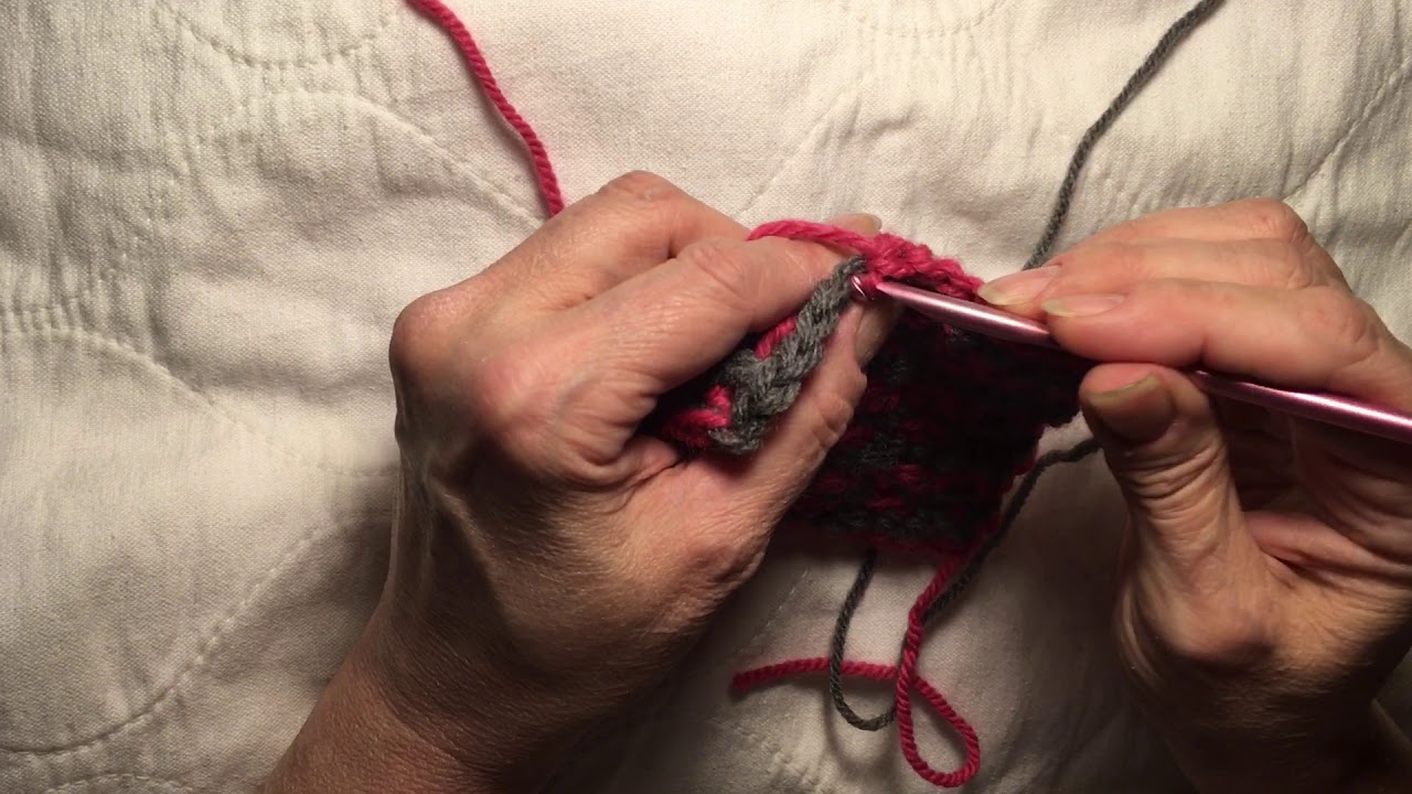 ENDLESS OVERLAY - Overlay Mosaic crochet with no ends! - YouTube