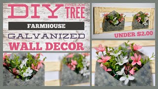DIY Dollar Tree Farmhouse Galvanized Envelope Wall Decor - Rustic Home Decor 2020 - Simple Crafts