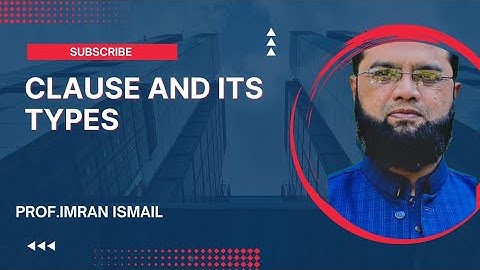 Clause and its types 