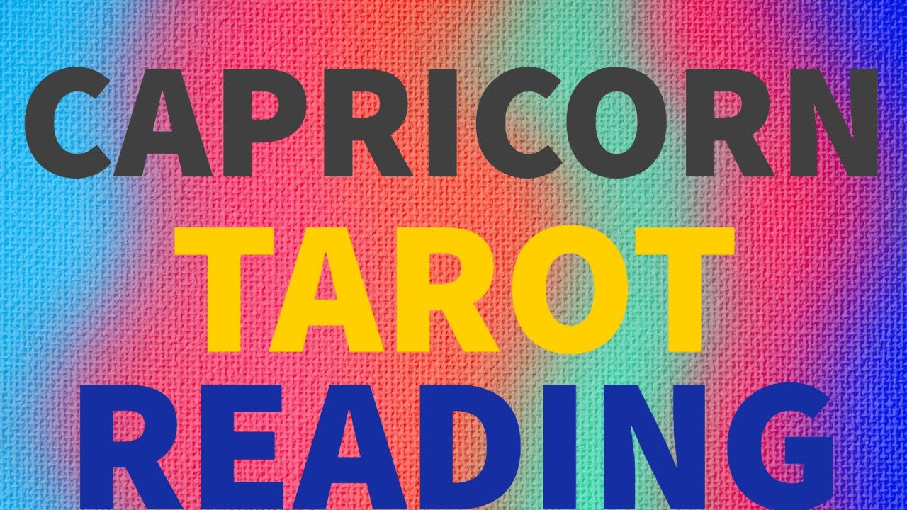 CAPRICORN TAROT READING! APRIL 2023 YouTube