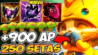 TEEMO aunque tengo +900 AP y mis SETAS te eliminan de un golpe (¡CUIDADO DONDE PISAS!)