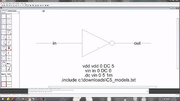 Static CMOS Inverter using Electric VLSI (layout and simulation).avi