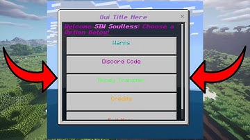 How To Make A Gui Using Scripts In Minecraft Bedrock (SUPER EASY)