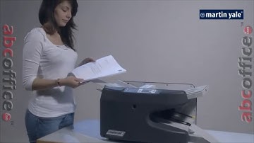 How To Use The Martin Yale 1611 & 1711 Paper Folder