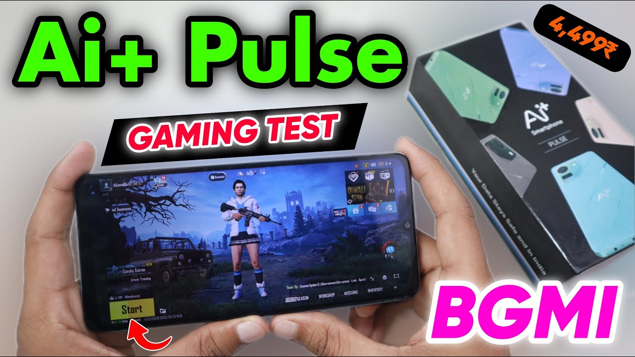 AI+ Pulse PUBG Test: The Most SHOCKING Budget Phone Performance? ⚡ ...